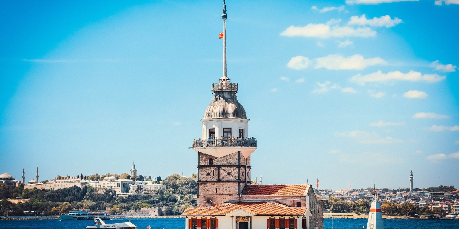 Building in the Lake, Istanbul, Turkey