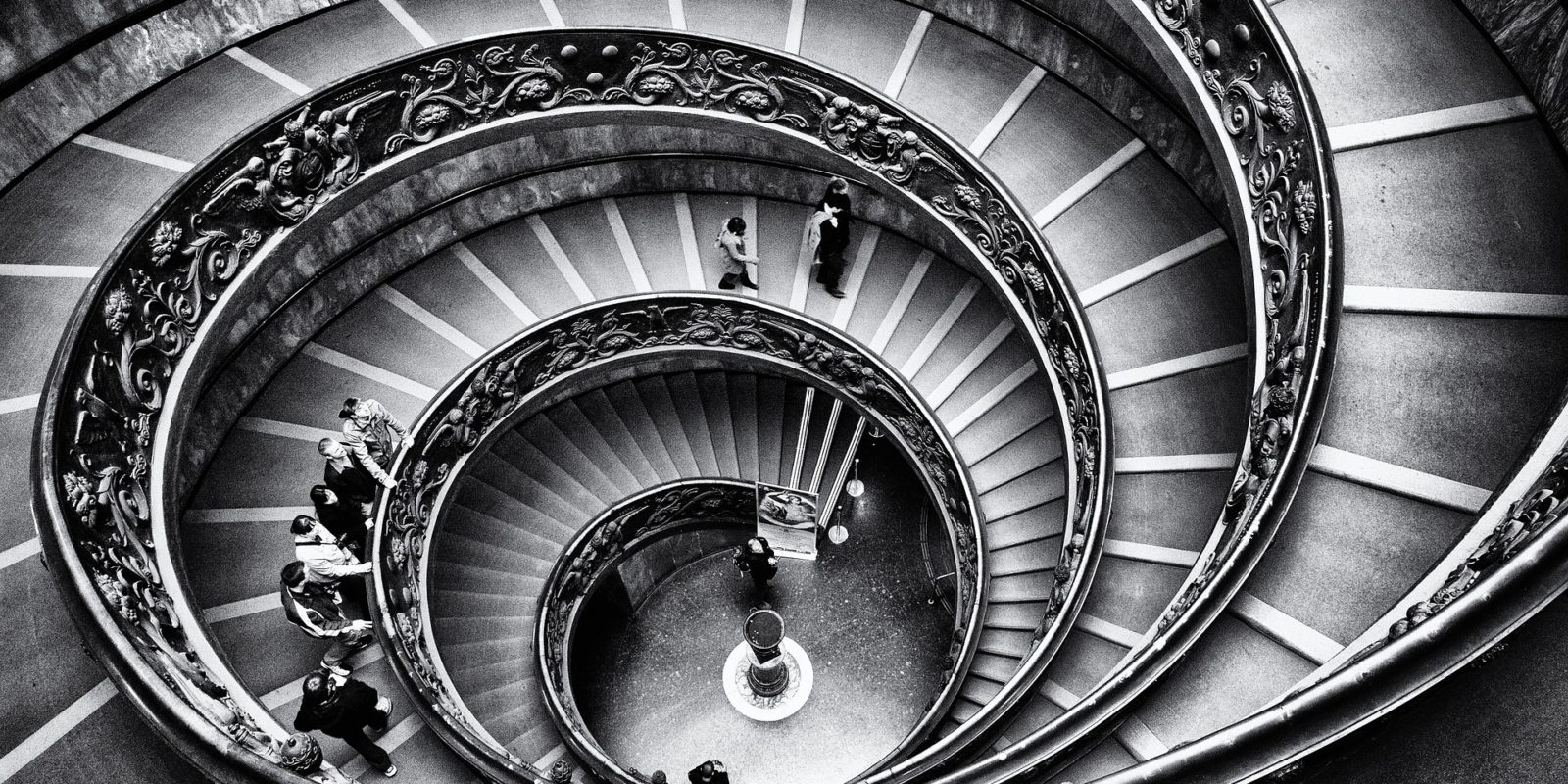 The famous Vatican Spiral Stairways