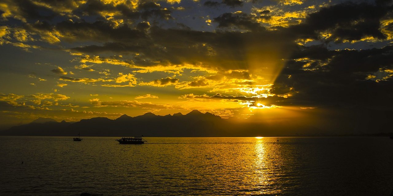 Sunset at Antalya Beach