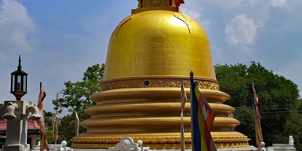 Stupa at Cave Temple, Dambulla, Sri Lanka
